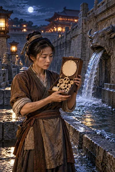 黄果魔改短剧《冷宫送来一只时钟》：她把夜视写进钟里救回宫水